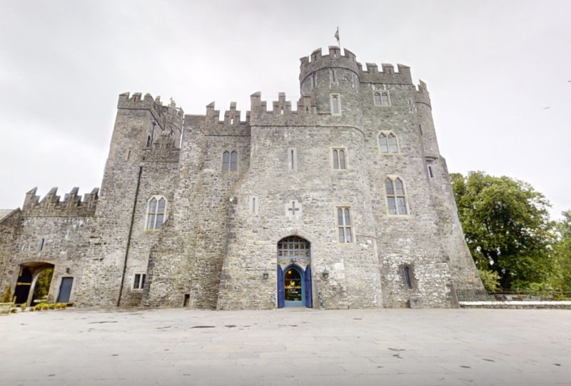 Kilkea Castle Courtyard